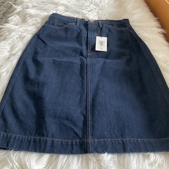 Frame Le Italien Denim Skirt - Picture 1 of 5